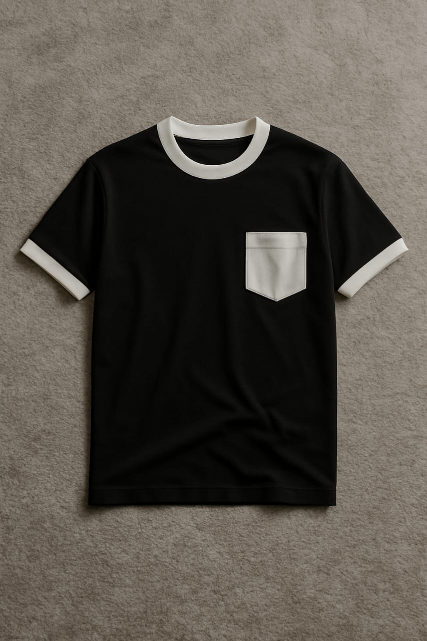 Pocket Cover Neck T-shirts
